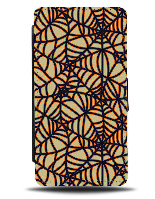 Vintage Spiders Web Print Flip Wallet Case Spiderweb Spiderweb Spider H689