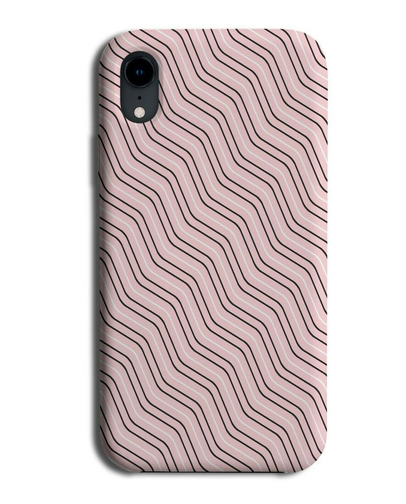 Baby Pink and Dark Grey Funky Pattern Phone Case Cover Design Diagonal E940