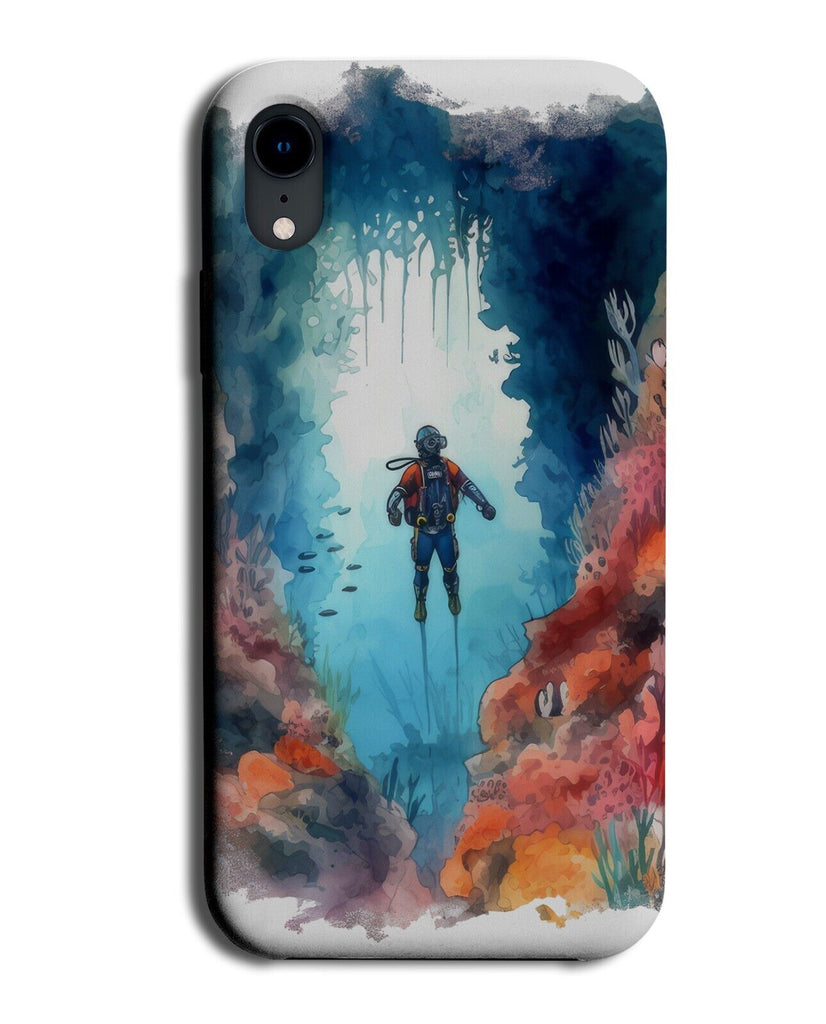 Swimming Scubadive Phone Case Cover Scuba Diving Diver Dive Swim Underwater DC51