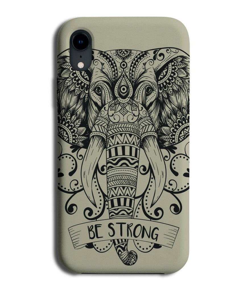 Tribalistic Elephant Face Phone Cover Case Tribal Indian Pattern Floral J330