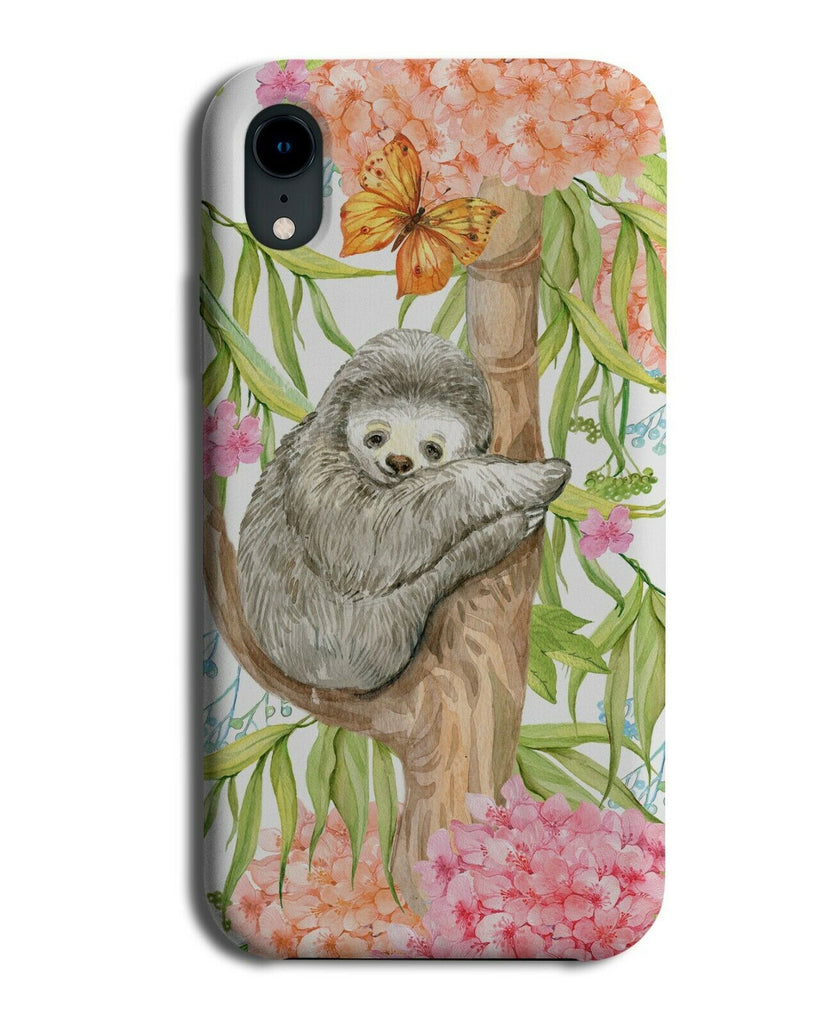 Sloth Hanging On Art Painting Phone Case Cover Artist Sloths Chilling G301