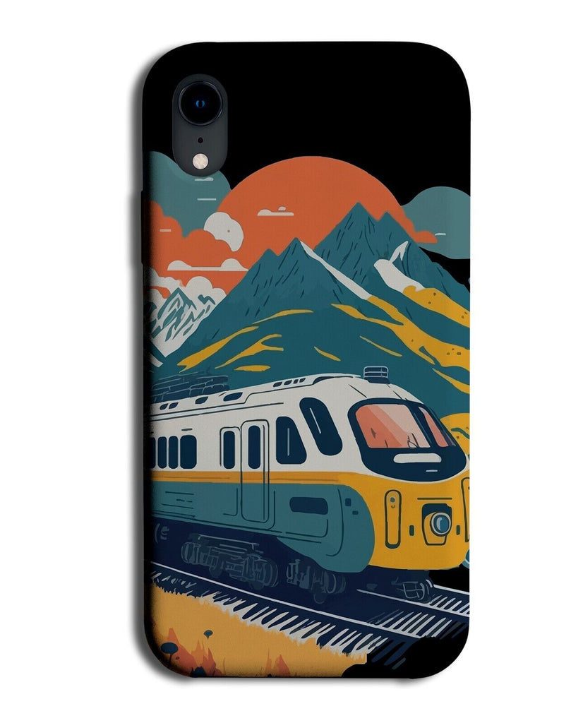 Novelty Train Moving Phone Case Cover Trains Model Railway Car Carriage DG20