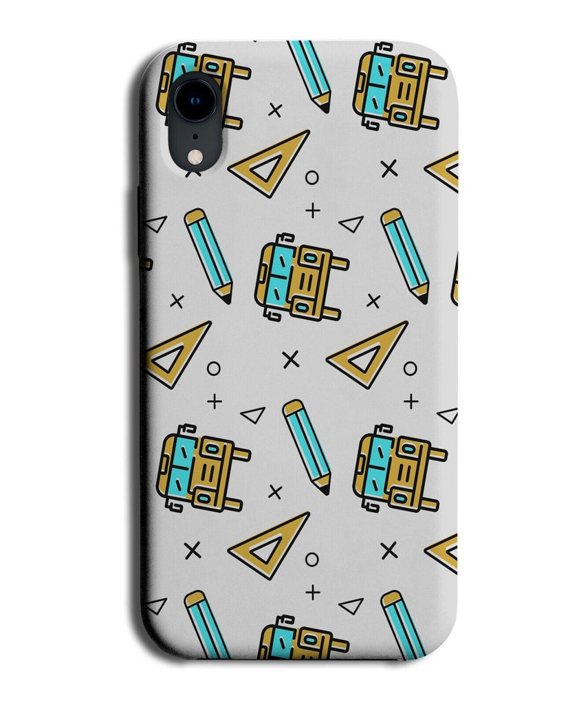 Back To School Pattern Phone Case Cover Secondary Bus Busses Yellow America Q099