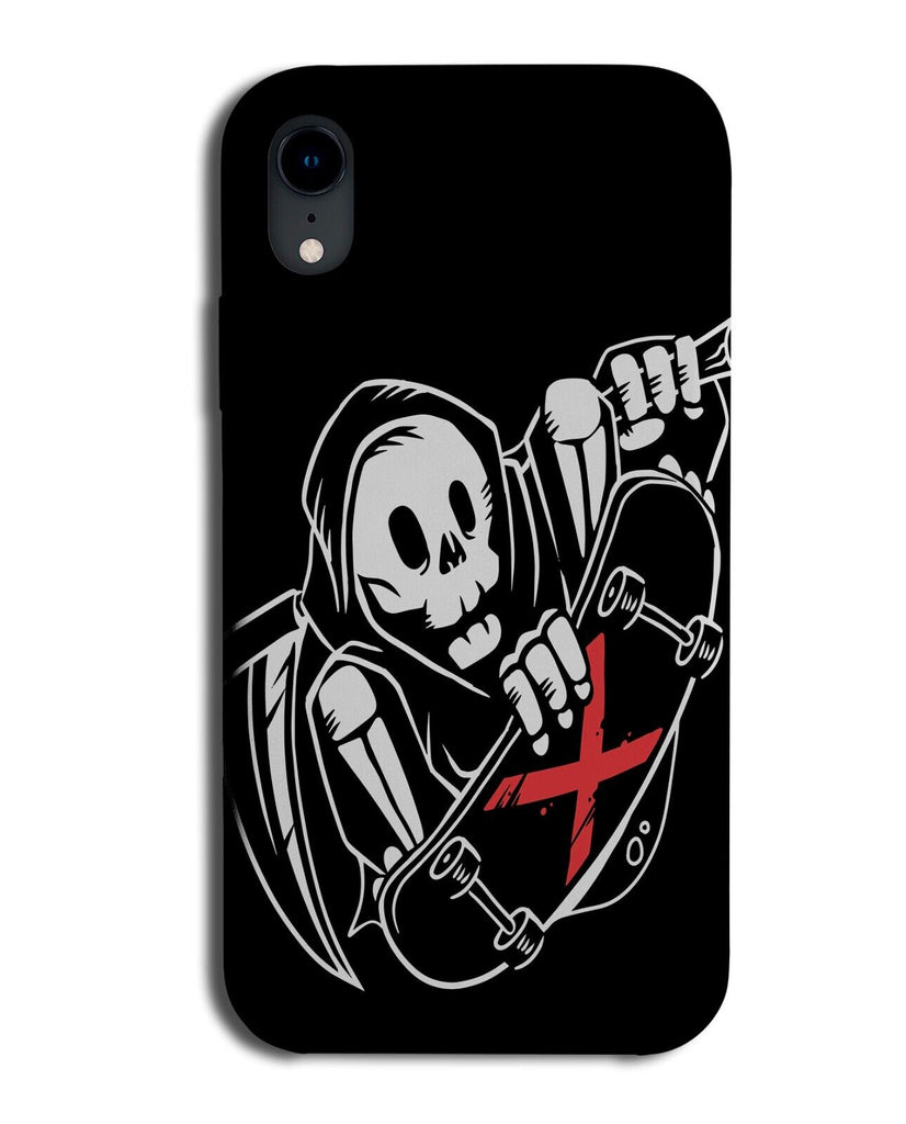 Grim Reaper Skater Phone Case Cover Skate Skating Skateboard Skateboarder P848