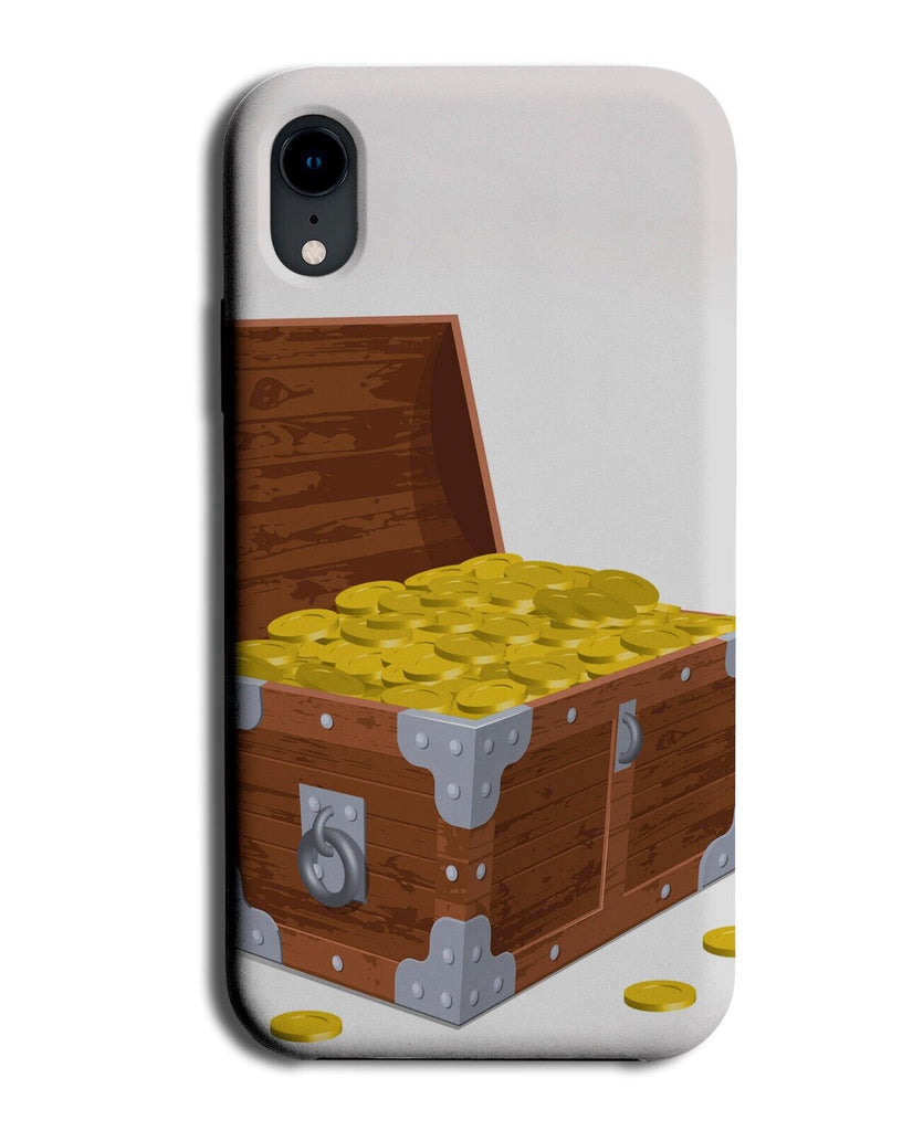 Pirates Treasure Chest Phone Case Cover Of Gold Coins Pirate Treasure Map Q174