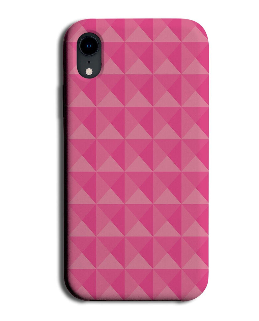 Abstract Pink Coloured Phone Case Cover Girly Girl Colour Shapes Squares BY56