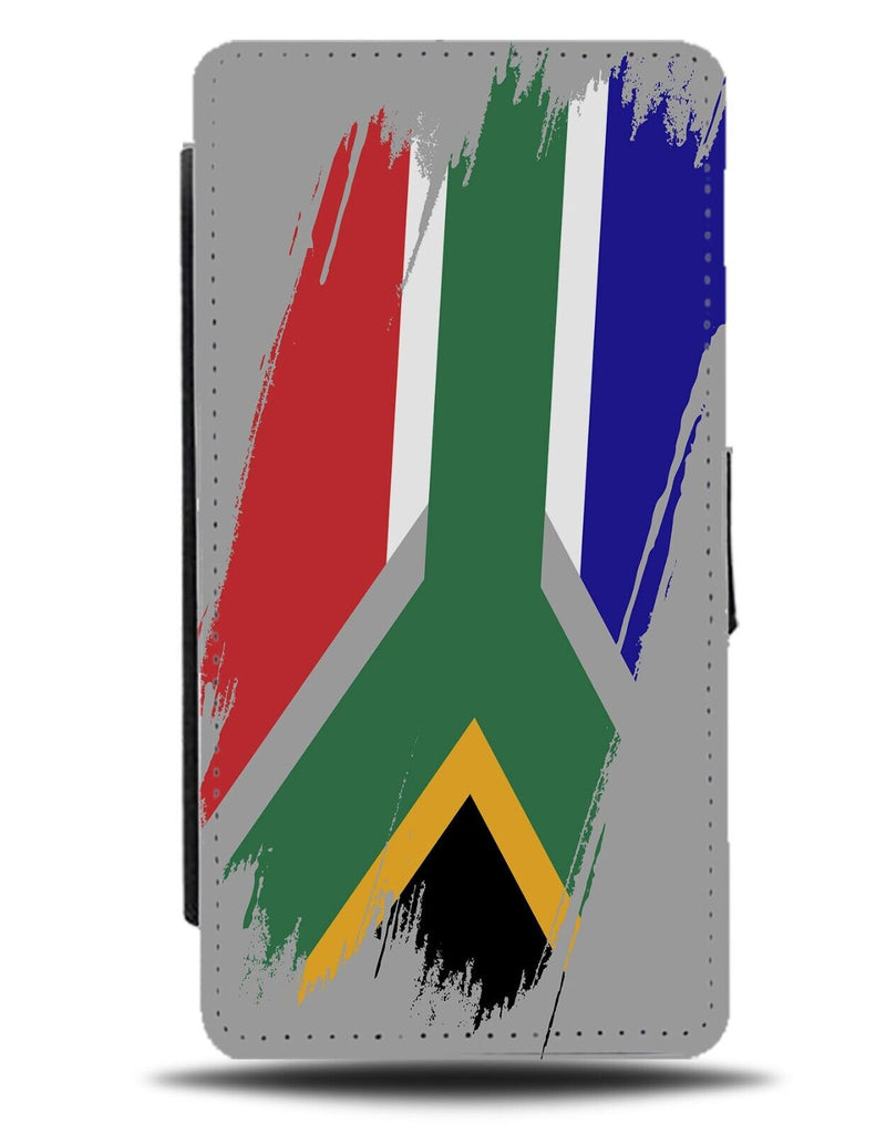 South African Flag Stroke Flip Wallet Case Africa Colours Cape Town Flags BB03