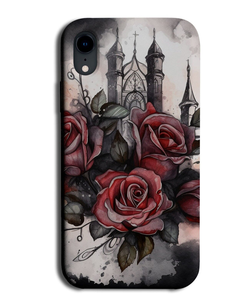 Red Roses Gothic Flowers Phone Case Cover Flower Floral Grunge Cathedral BD98