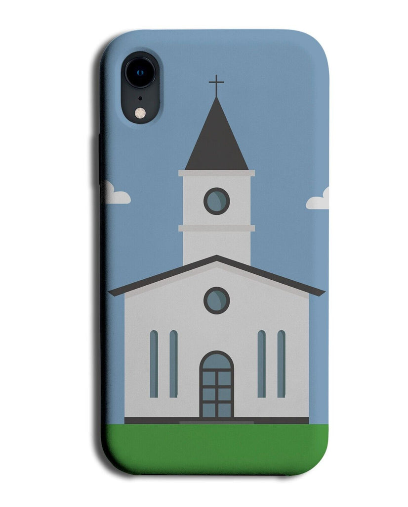 Village Church Cartoon Phone Case Cover Churches Arches Catholic Christian P769