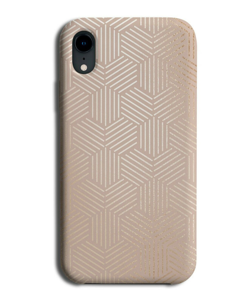 Rose Gold Geometric Shapes Phone Case Cover Shape Shaped Lines Funky G094
