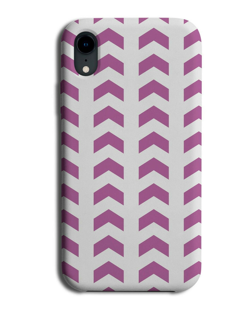 Dark Lilac Purple Arrows Pattern Phone Case Cover Arrow Design Shapes G520