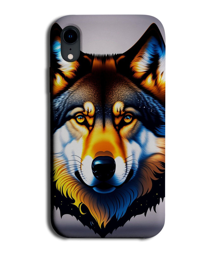 Airbrushed Wolf Face Phone Case Cover Wolves Wolfs Wolf's Head Painting CW31