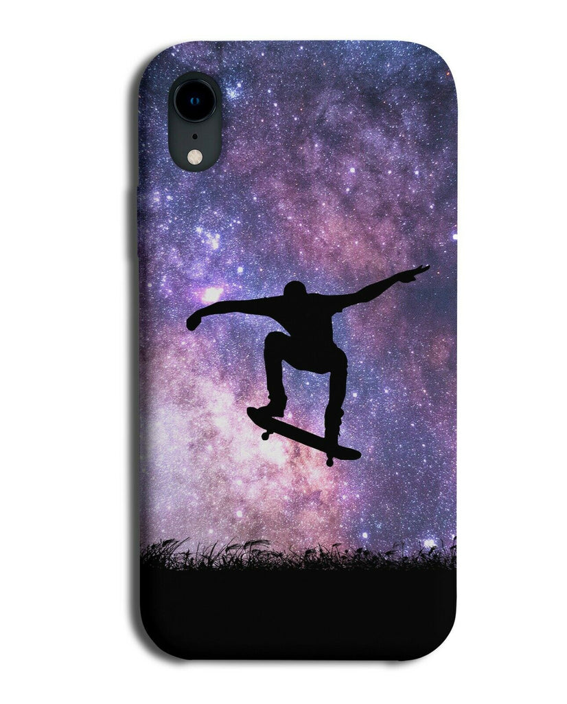 Skateboard Phone Case Cover Skateboarder Skate Board Space Stars Night Sky i726