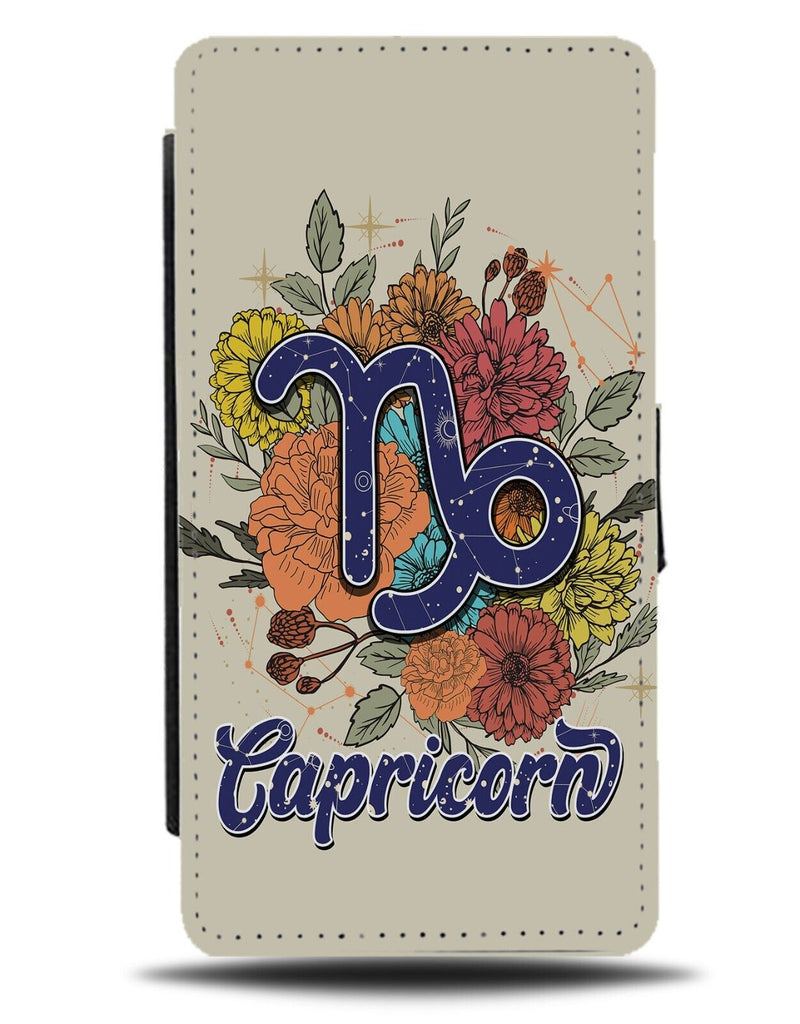 Capricorn Star Sign Flip Wallet Case Signs Zodiac Symbol Logo Capricorns AB26