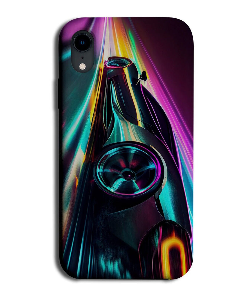 Colourful Neon Sports Race Car Phone Case Cover Speeding Fast Cards Wheels BU18