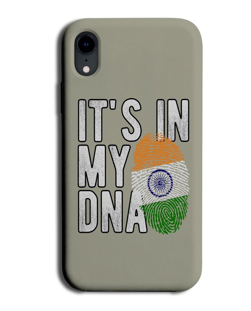 Its In My DNA Indian Phone Case Cover India Flag Colours Symbol Design BG62