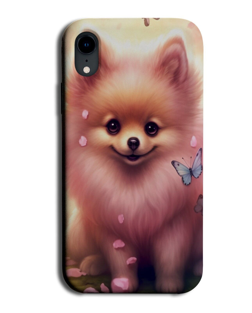 Pink Pomeranian Puppy Phone Case Cover Dog Dogs Pup Dog Breed Breeds Girls DF45