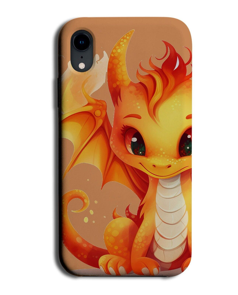 Firedragon Phone Case Cover Fire Dragon Orange Flames Dragons Children's BJ50