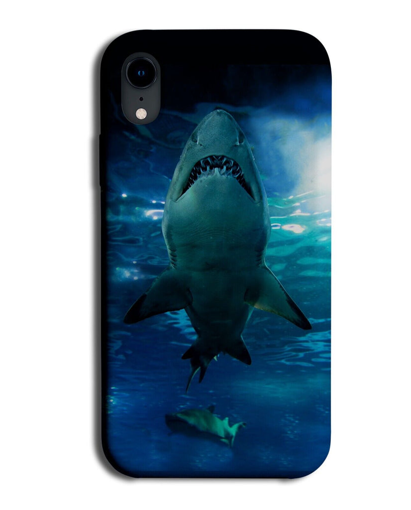 Shark Swimming Overheard In Aquarium Phone Case Cover Sharks Teeth Mouth BG50