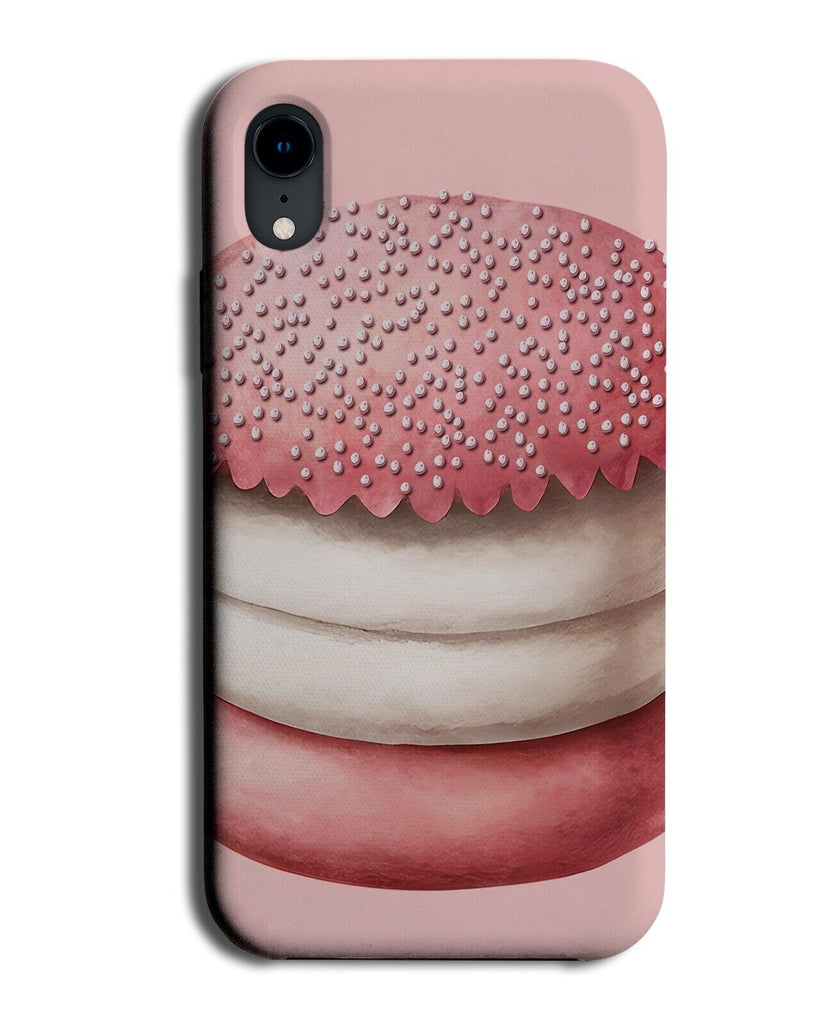 Pink Macaroon With Cream Filling Phone Case Cover Creams Dessert Cake Q565E