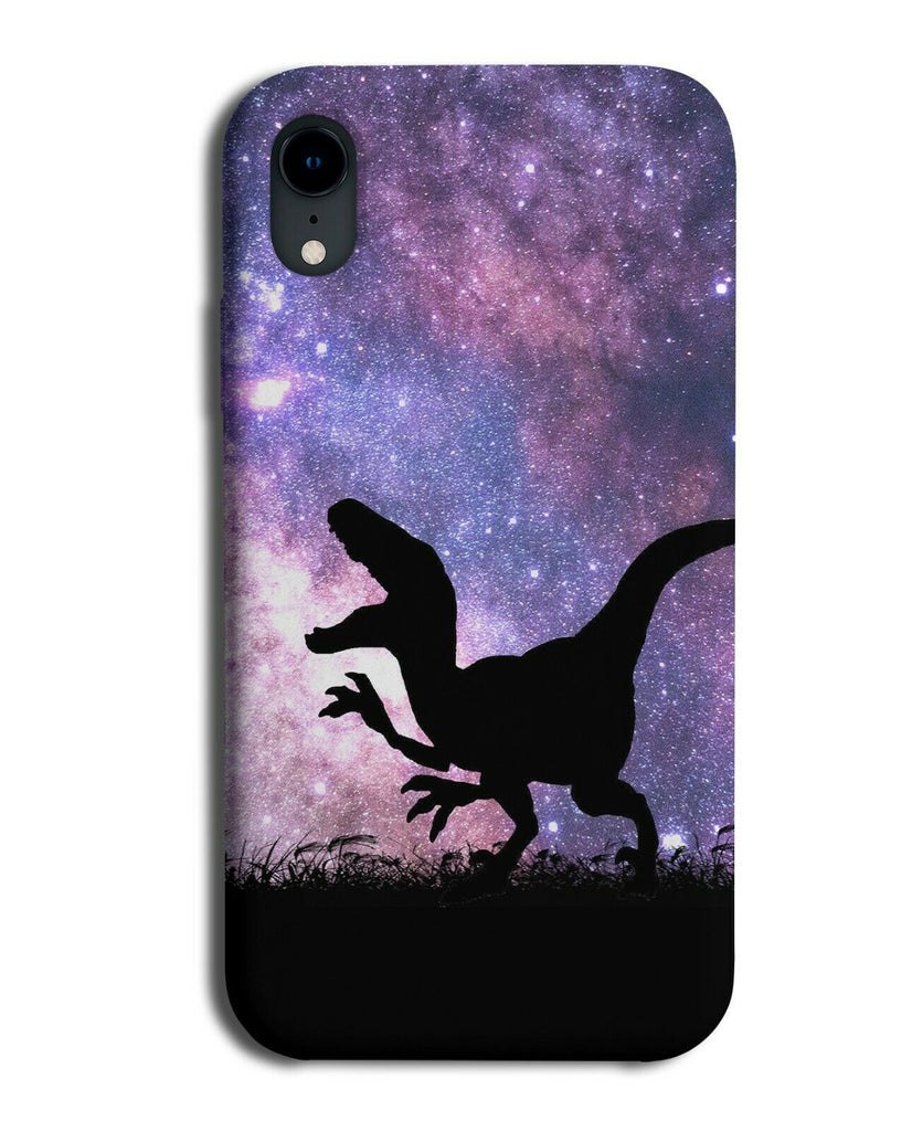 Dinosaur Silhouette Phone Case Cover Dinosaurs Space Stars Night Sky i174