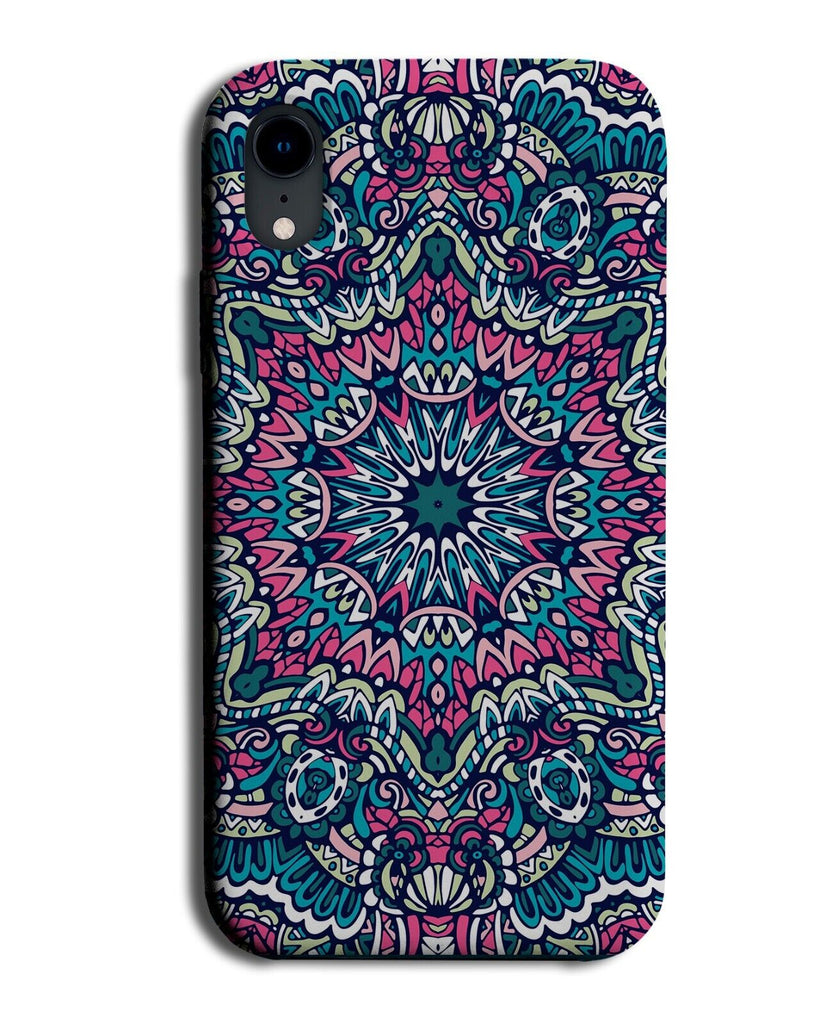 Colourful Mandala Shapes Phone Case Cover Design Boho Colours Fun Indian BY59