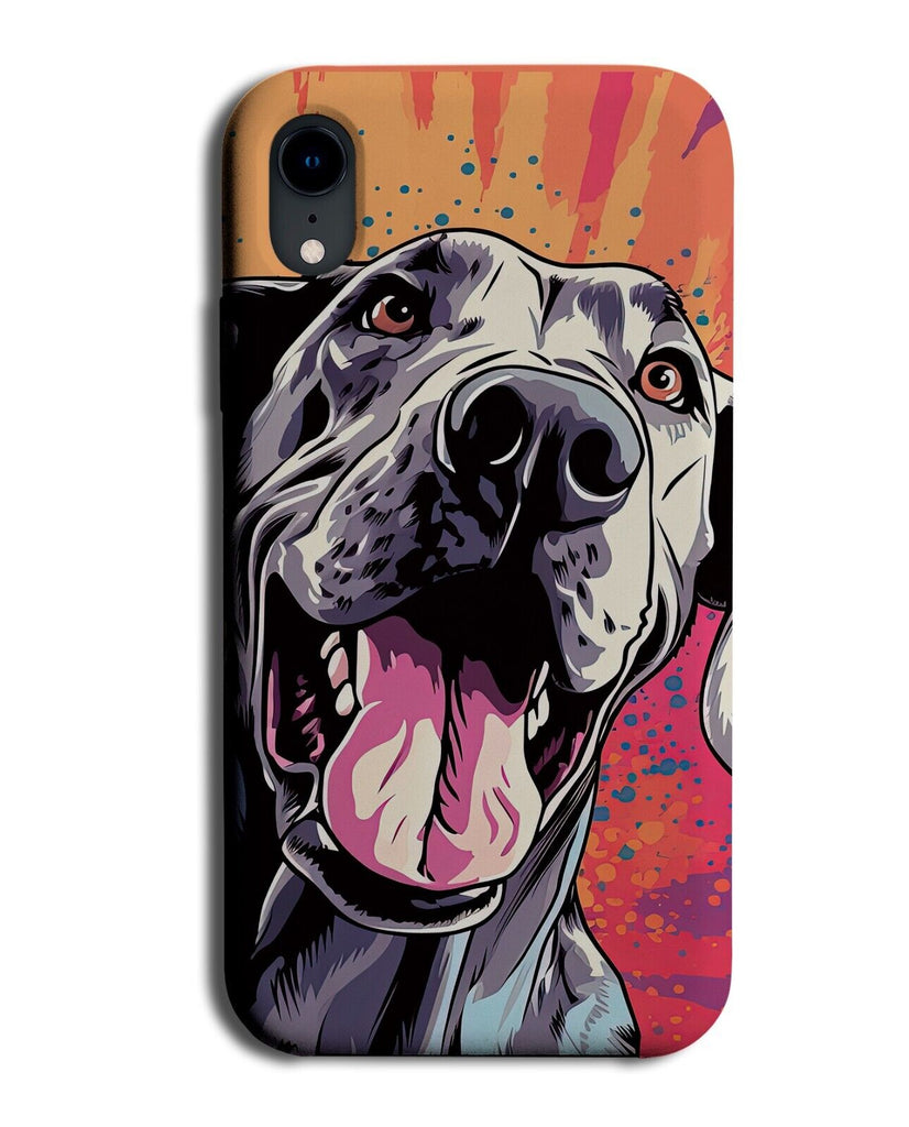 Cartoon Great Dane Dog Phone Case Cover Danes Comic Book Style Look Pet CY52