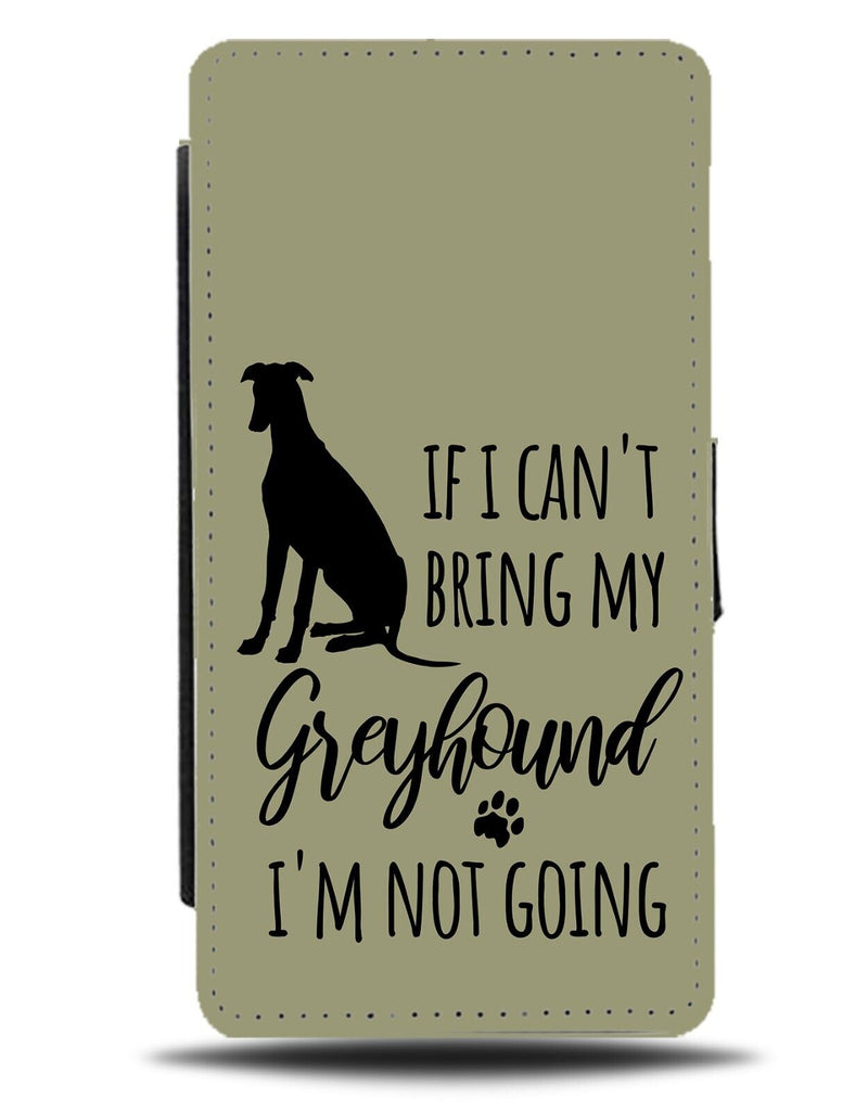 Funny Greyhound Flip Wallet Case Greyhounds Grey Hound Dog Dogs Quote Pet DA81