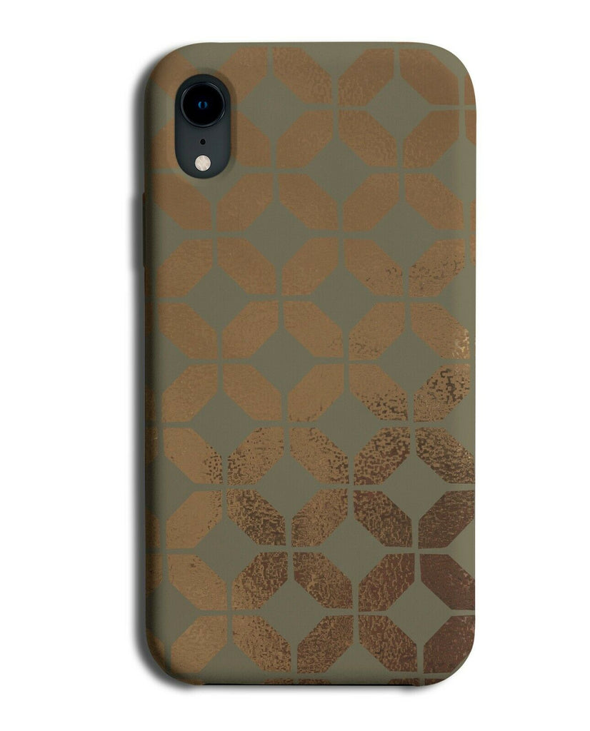 Dark Gold Phone Case Cover Golden Bronze Themed Colouring Colour Mens F877
