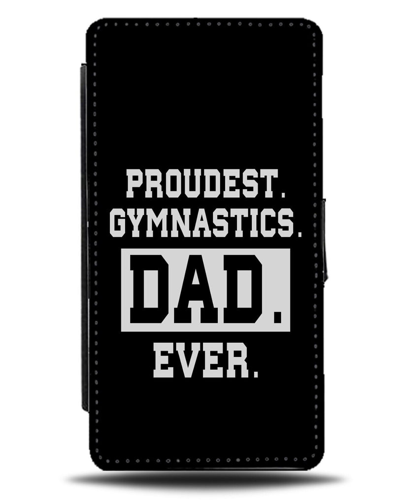 Proud Gymnastics Dad Flip Wallet Case Father Parent Gift Gymnastic Funny DB46