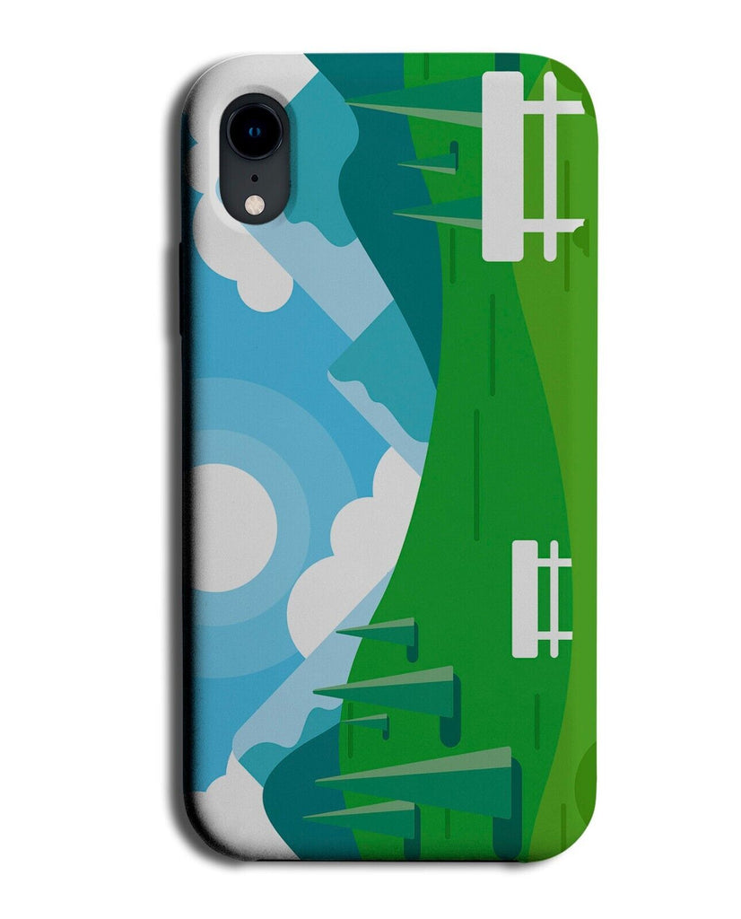 Stylish Country Field Cartoon Phone Case Cover Beautiful Scenery Picnic Q520