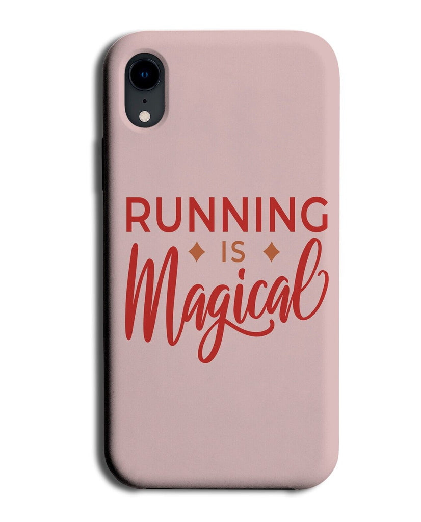 Running Is Magical Phone Case Cover Runner Run Lettering Gift Present For P228