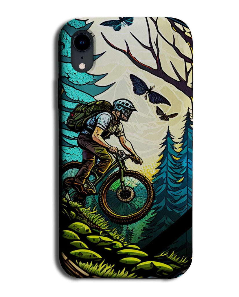 Downhill Mountain Biking Phone Case Cover Bike Mountains Dirt Dirtbike DE84