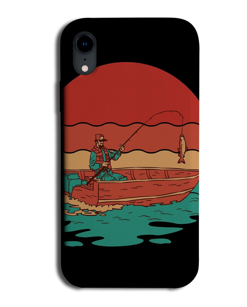 Fishing In A Boat Phone Case Cover Graphic River Lake Rod Catch Mens Man AN53