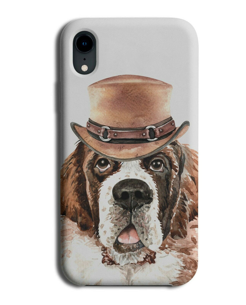 St Bernard Phone Case Cover Dog Western Hat Stylish Fashion Style Saint K620