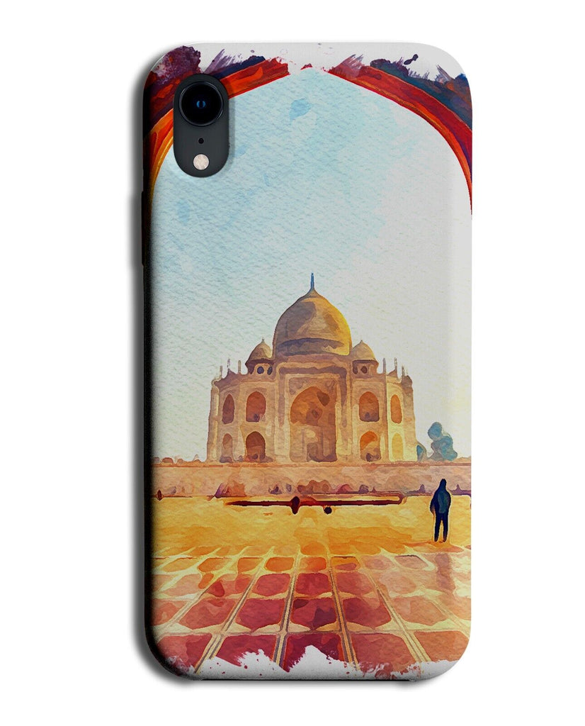 Taj Mahal Oil Painting Print Phone Case Cover Tajmahal Indian Watercolour LQ08