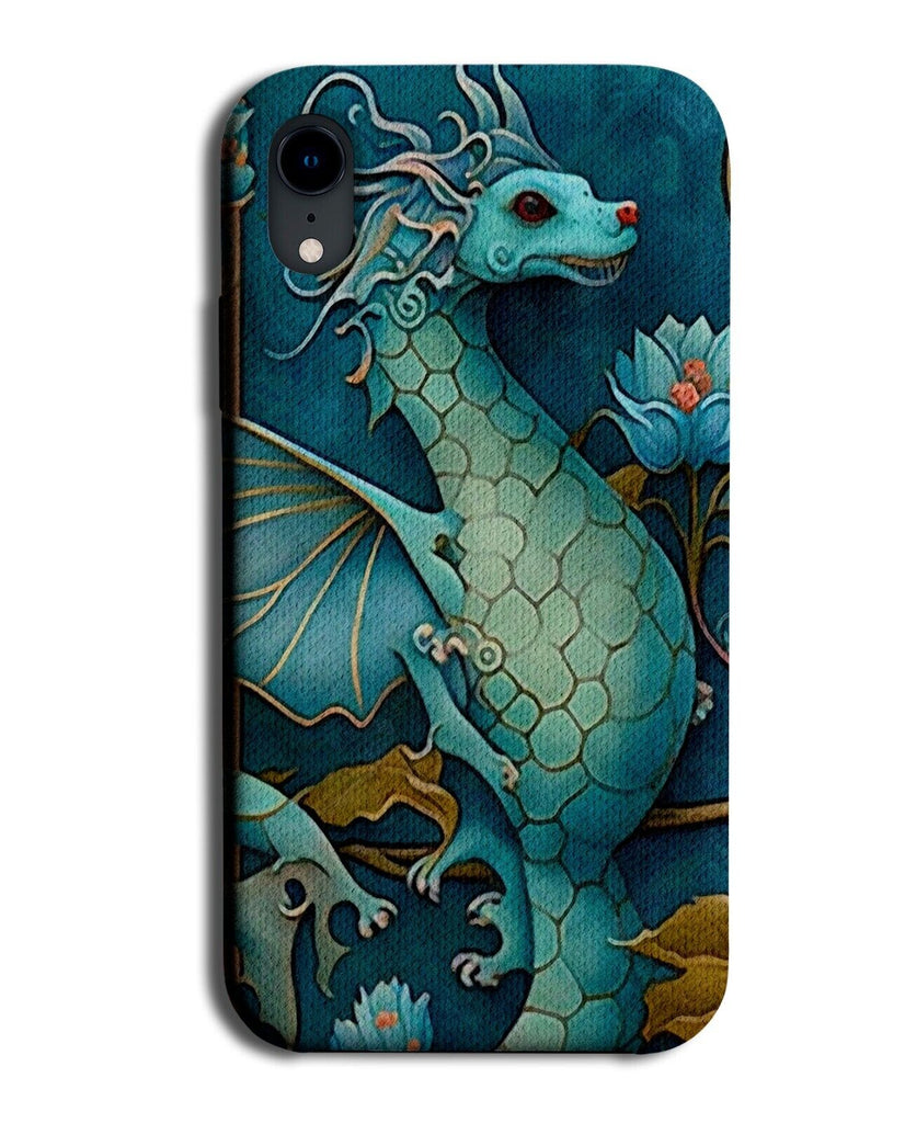 Ocean Blue Dragons Phone Case Cover Sea Seas Dragon Picture Water Turquoise AL17