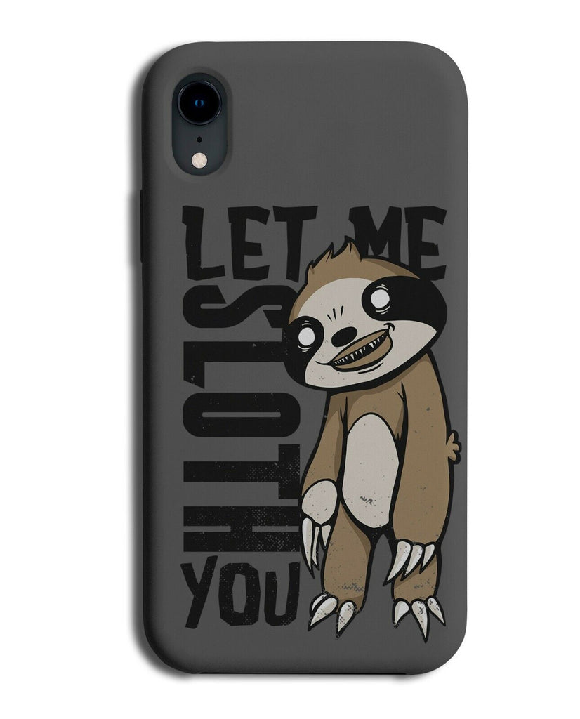 Funny Sloth Serial Killer Phone Case Cover Horror Animal Murderer Sloths K276