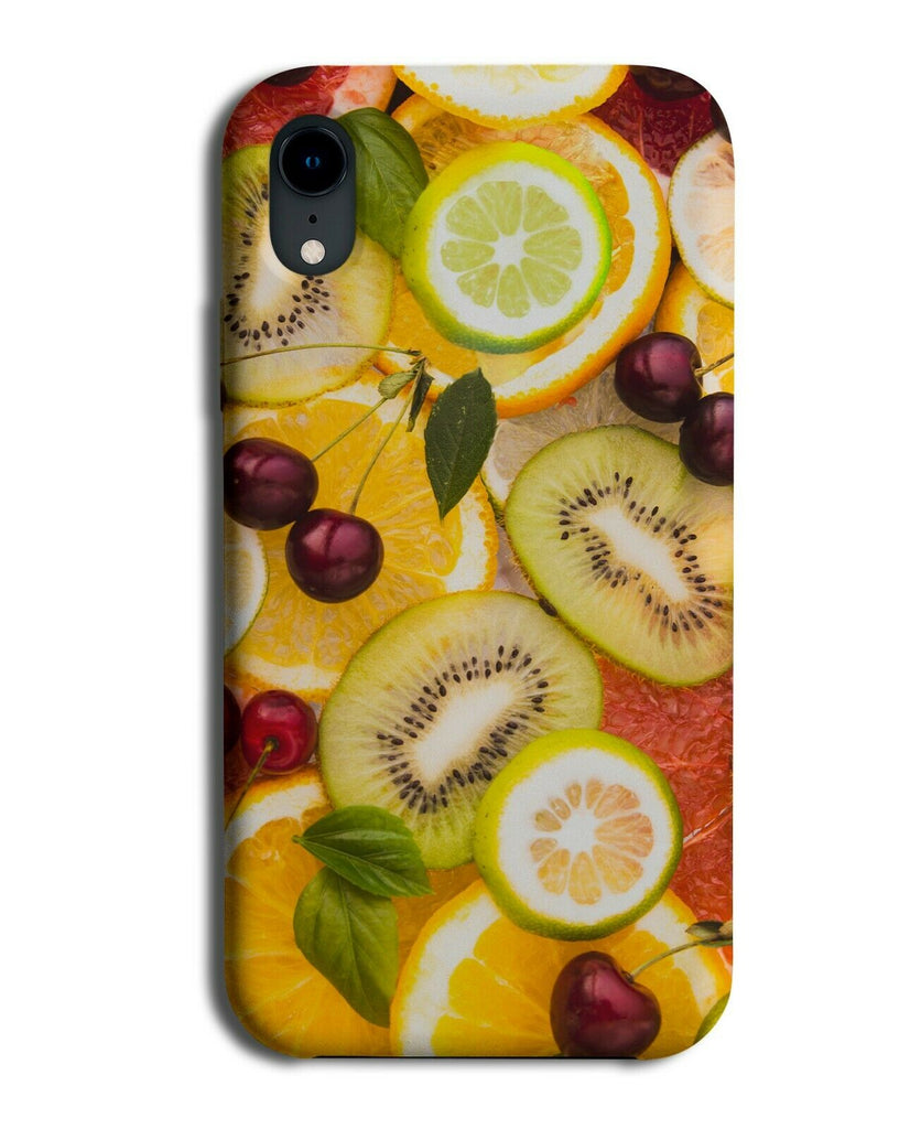 Fruit Wallpaper Phone Case Cover Retro Colourful Fruit Pattern Picture A287