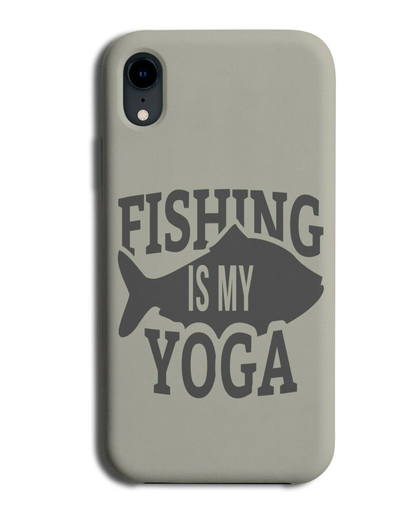 Fishing Is My Yoga Phone Case Cover Passion Passionate Gift Present Mens J355