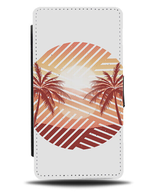 Sunset Palm Tree Design Trees Sunrise Tropical Picture Sunny Sunshine K894