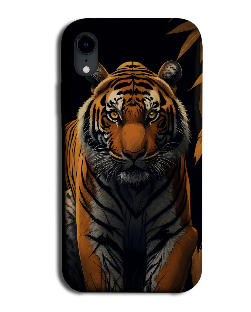 Artistic Stalking Tiger Phone Case Cover Tigers Dark Scary Jungle Forrest CD59