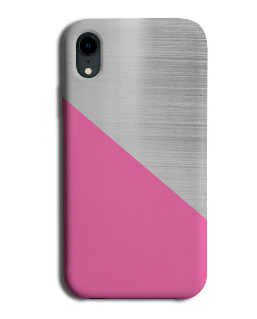 Silver And Hot Pink Phone Case Cover Picture Photo Dark Colour i381