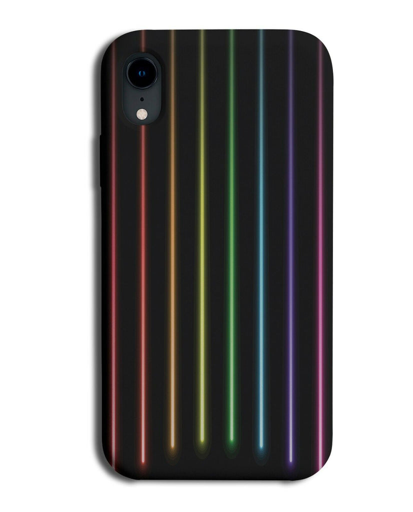 Colourful Neon Nightclub Beams Phone Case Cover Lights Rainbow Night Club K203