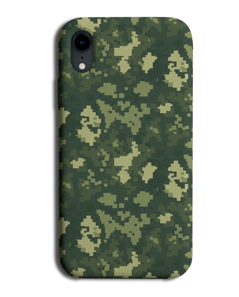 Pixelated Camo Print Design Phone Case Cover Pattern Pixels Camouflage K815