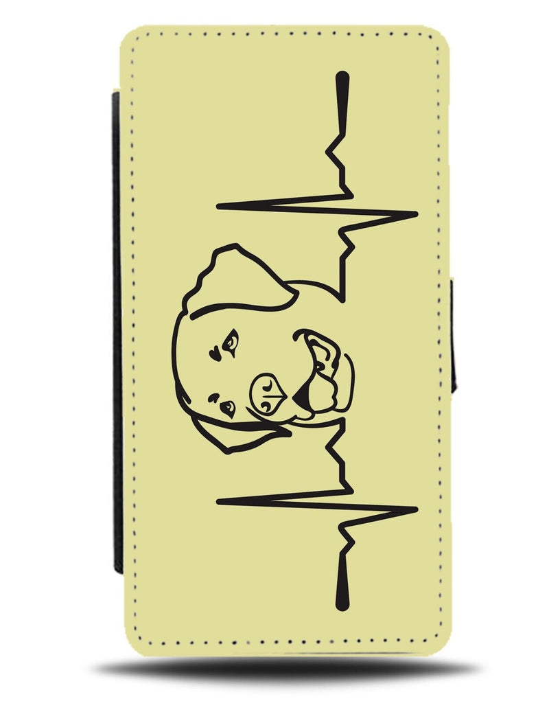 Labrador Lover Flip Wallet Case Labradors Heartbeat Line Heart Beat Gift AV52