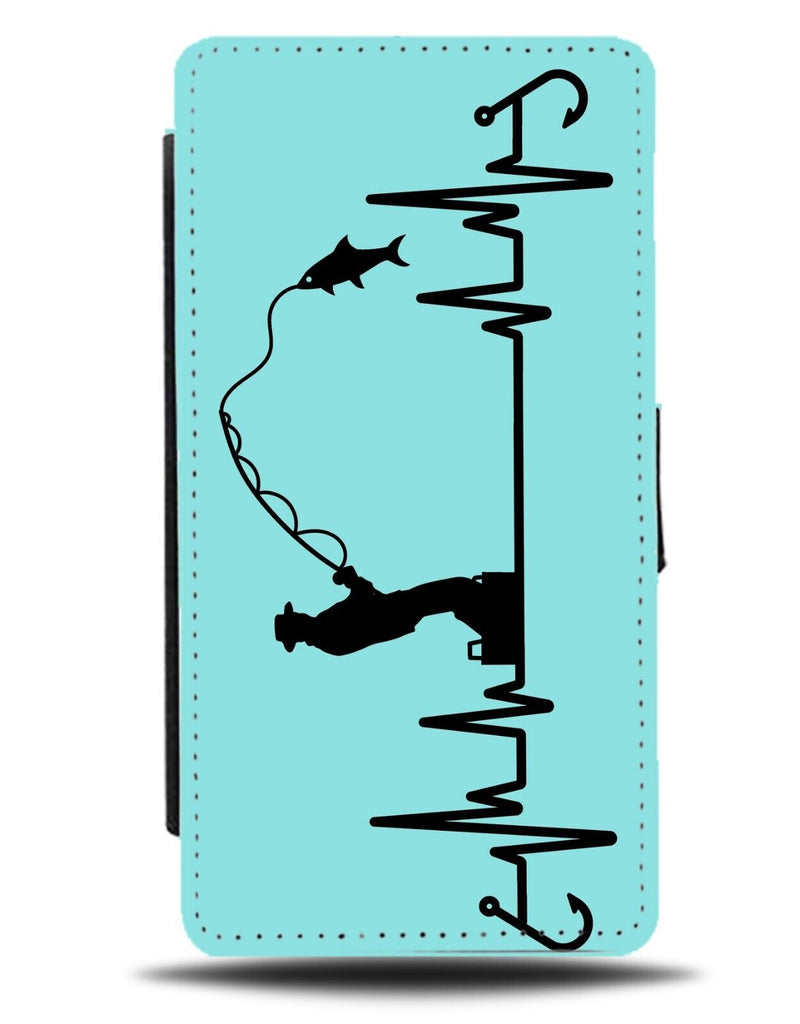 Blue Fishing Lover Flip Wallet Case Dad Gift Fisherman Carp Karp Carps Dads AF87