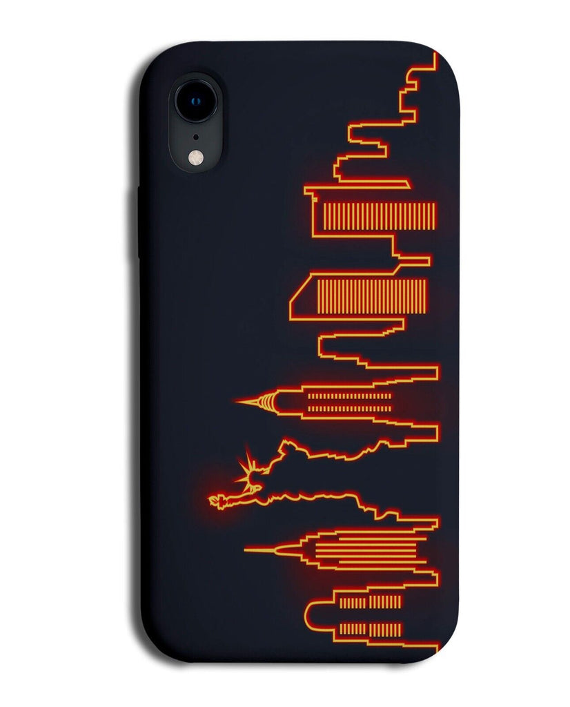 New York City Sky Line Phone Case Cover Buildings Building Neon Skyline Q024