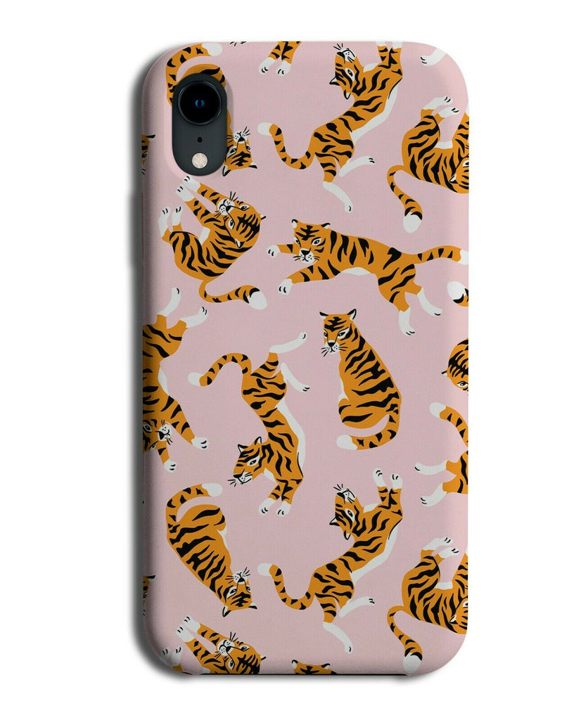 Tiger Pattern Phone Case Cover Kids Cartoon Drawing Story Book Animals H360
