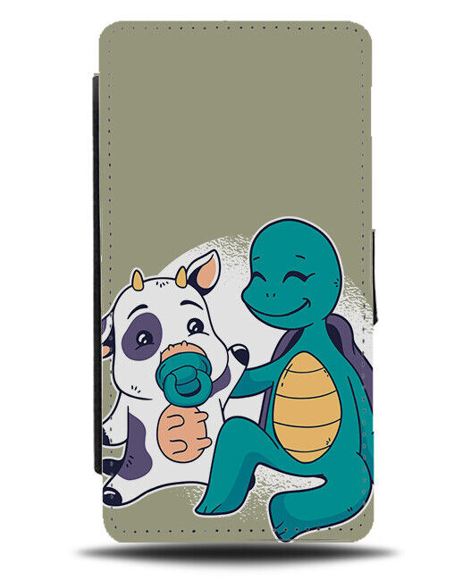Funny Baby Cow and Turtle Friendship Phone Cover Case Cows Turtles Tortoise J137